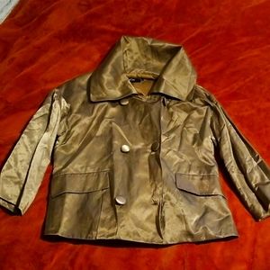 Jôn (TeriJôn) metallic blazer size 6
